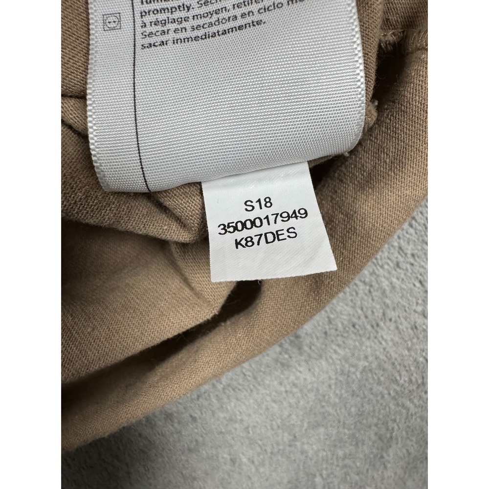 Carhartt Shirt Mens Large Beige K87 Pocket Logo Heavyweight Workwear T-Shirt Tee - Picture 8 of 11